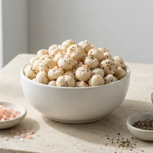 Himalayan Salt & Pepper | 80g | Healthy Makhana Roasted In Olive Oil